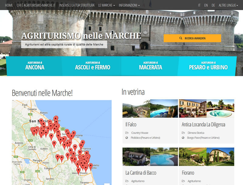 Sito web di Agriturismo Marche