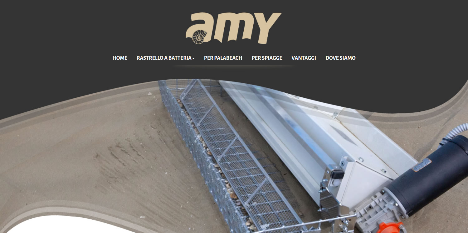 Sito web di Amy macchine pulisci sabbia