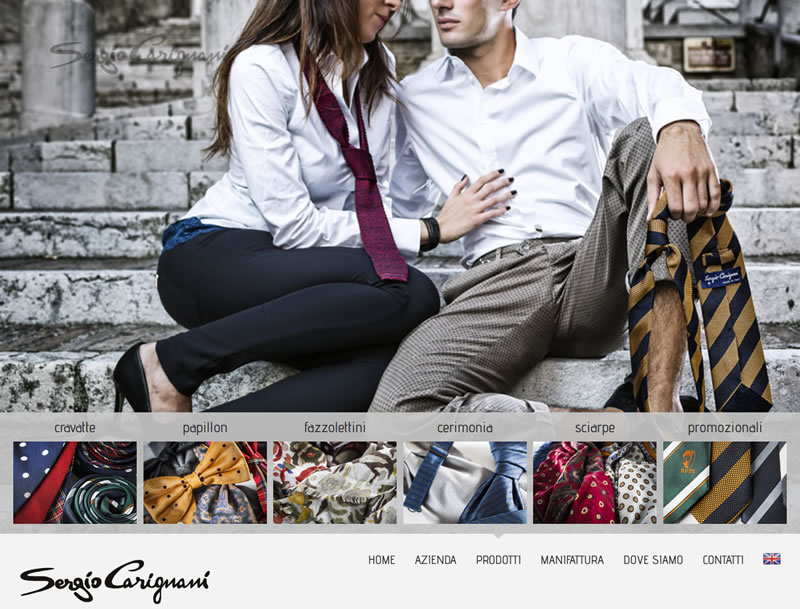 Sito web di Cravattificio Dorico